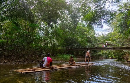 Khao Lak Full Day Bamboo Rafting Tour with Lunch from Phuket
