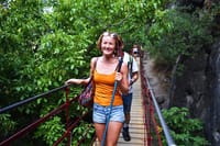 Hiking in the Canyon of the Monachil Cubs in Granada 2
