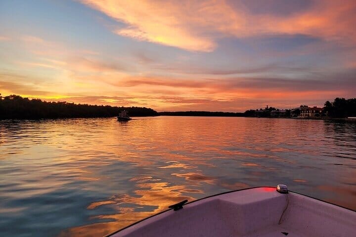 Anchored at the Key Largo sandbar
