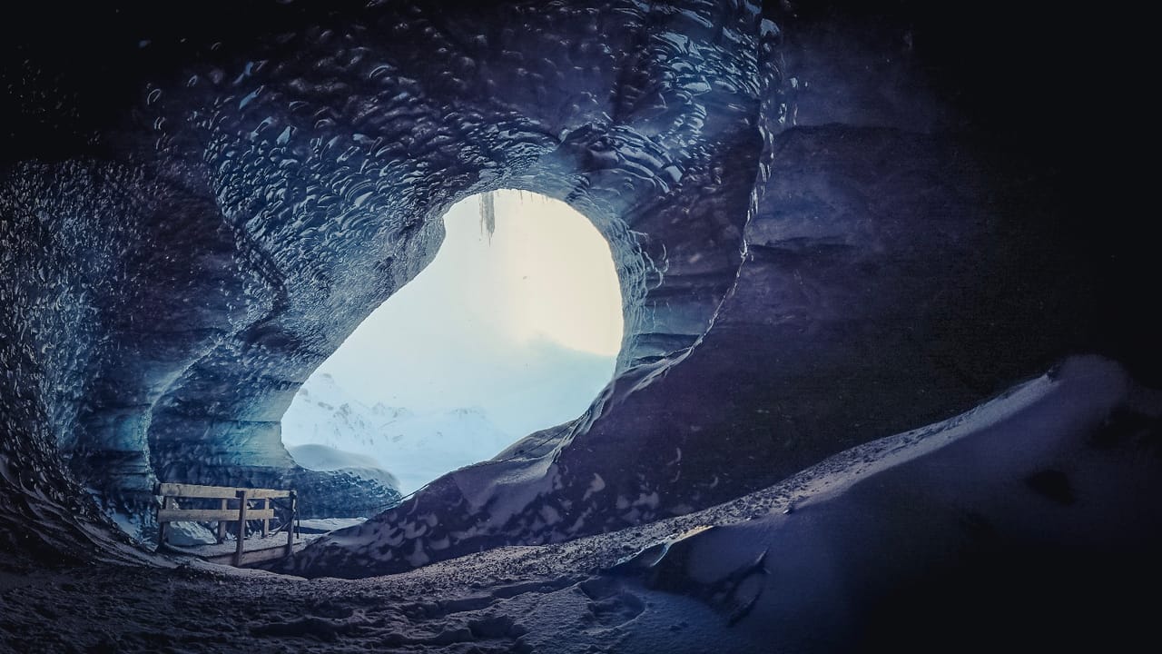 Ice Cave by Katla Volcano 7