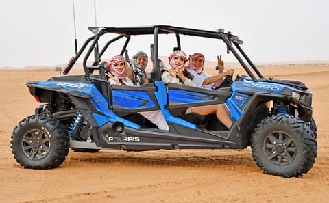 Dubai Desert Safari with ATV Ride, Camel Ride, and BBQ Dinner