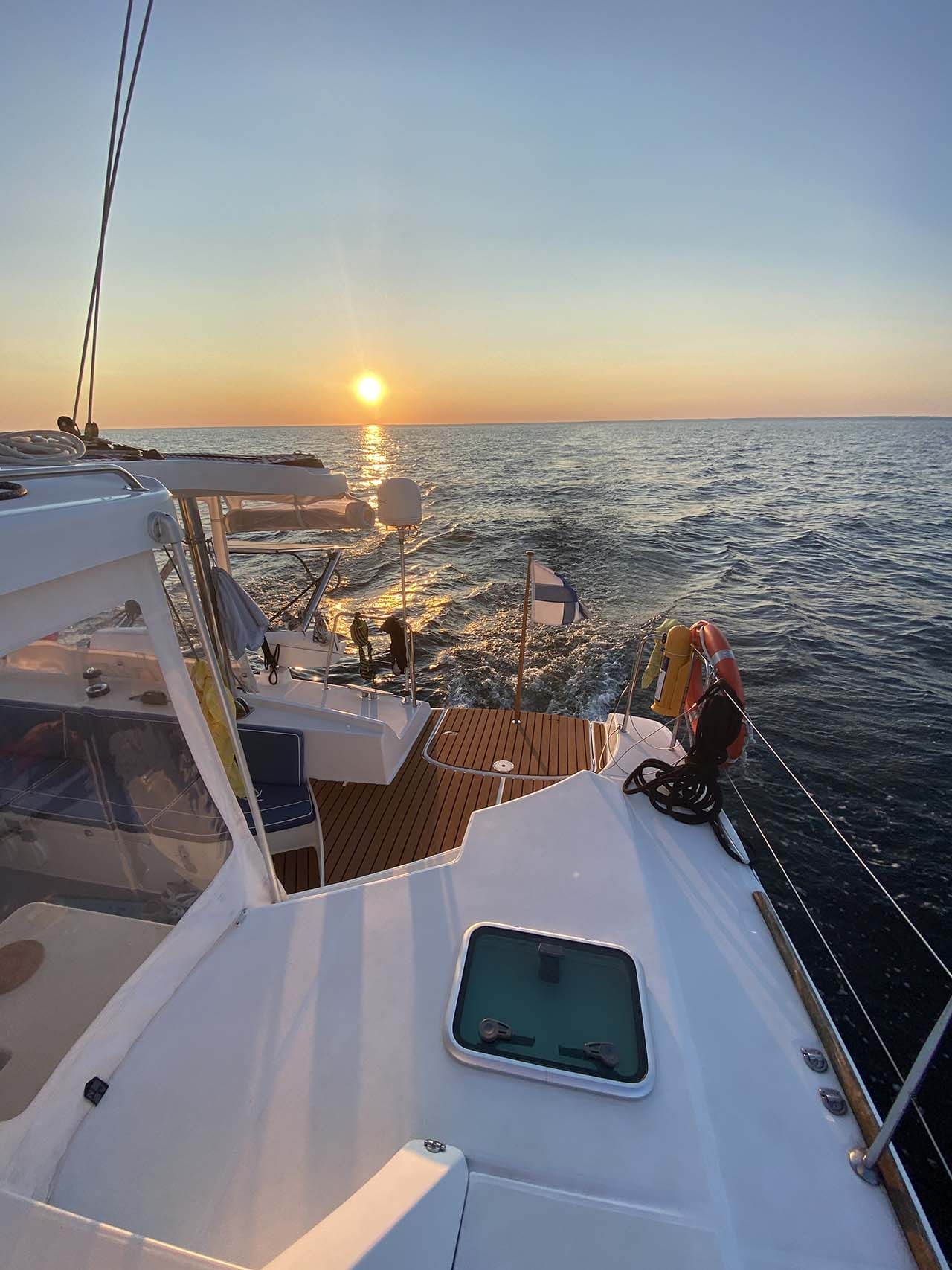 Sunset sailing Helsinki