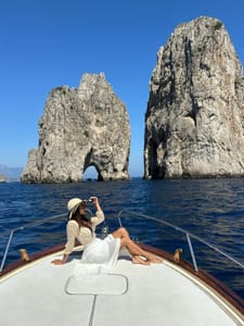 Capri: 3-hour exclusive boat tour, swim, relax & explore hidden gems
