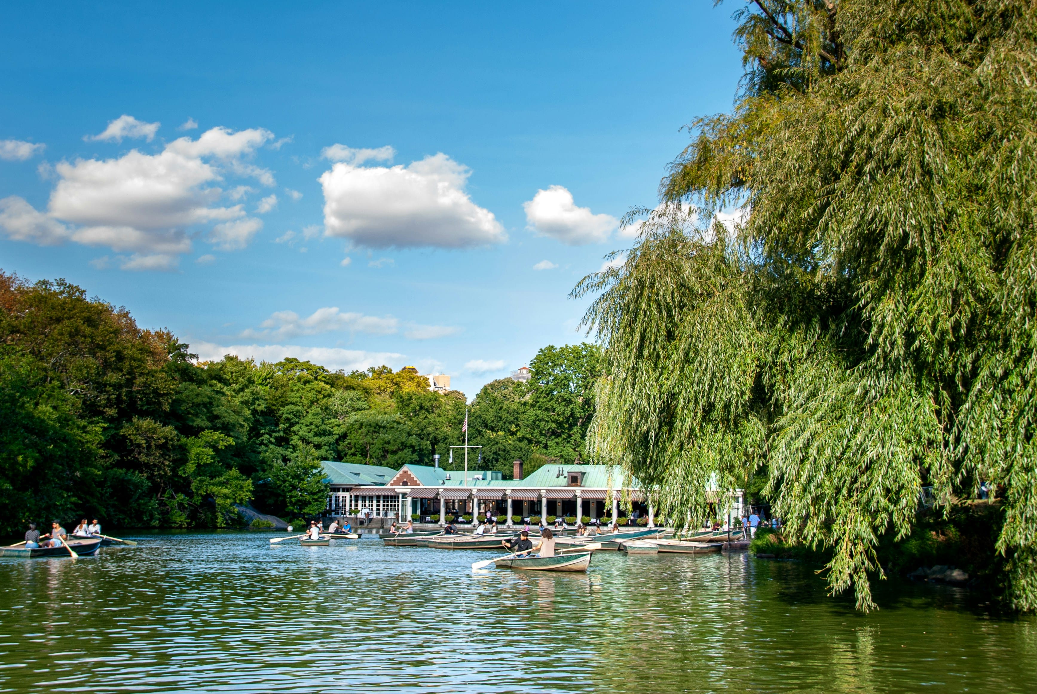 Boathouse and Pond