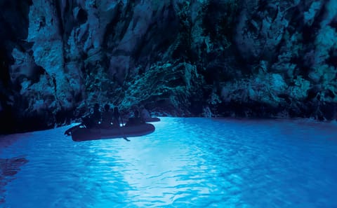 Private Boat Cruise to Vis and Biševo Islands from Hvar