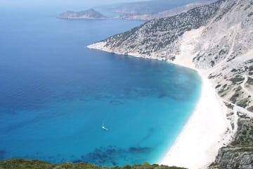 Boat Tour of Melissani Lake Cave and Myrtos Beach Views