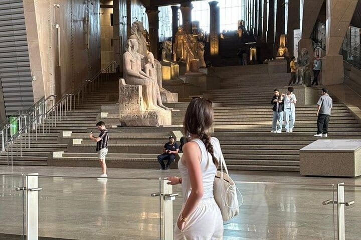 pyramids and grand museum