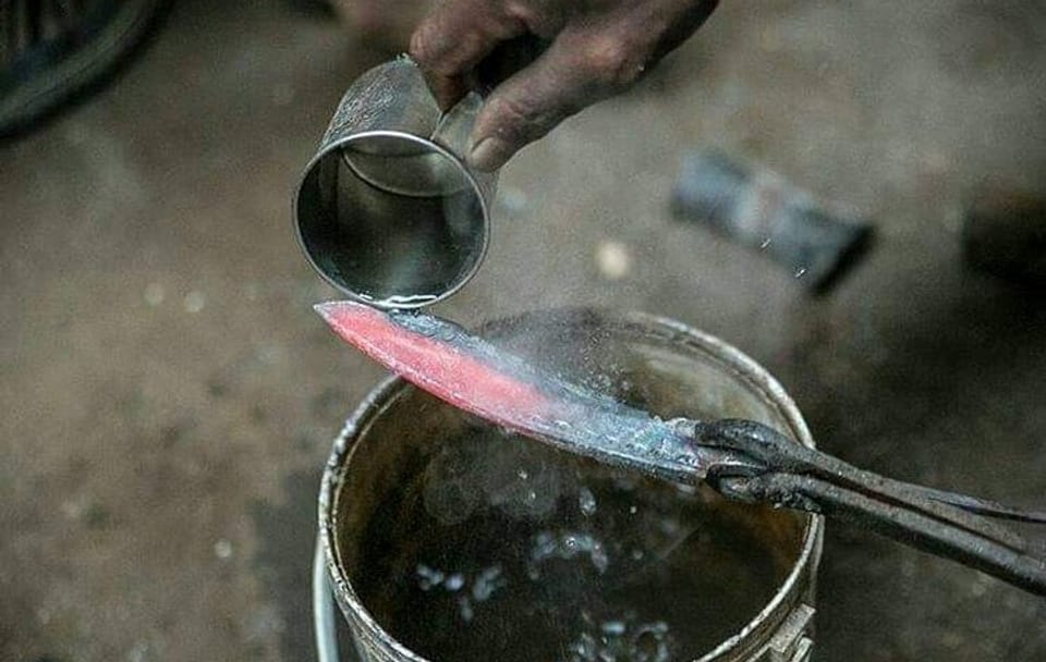 Khukuri Knife Making Workshop in Kathmandu, Nepal