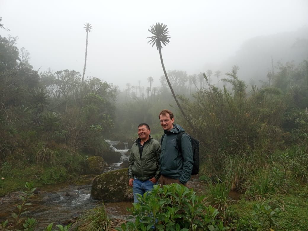 Viajeros en el recorrido