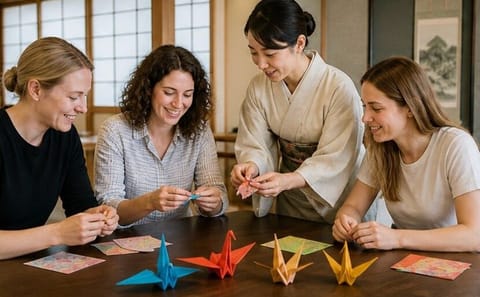 Origami Class in Kyoto with English-Speaking Instructor
