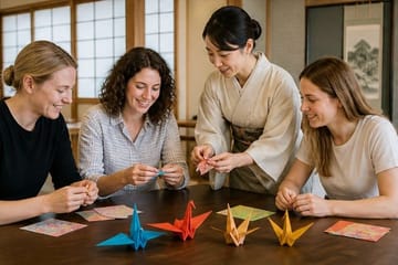 Origami Class in Kyoto with English-Speaking Instructor