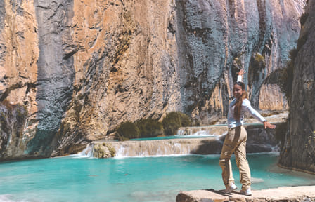Explore the Turquoise Pools of Millpu in Ayacucho