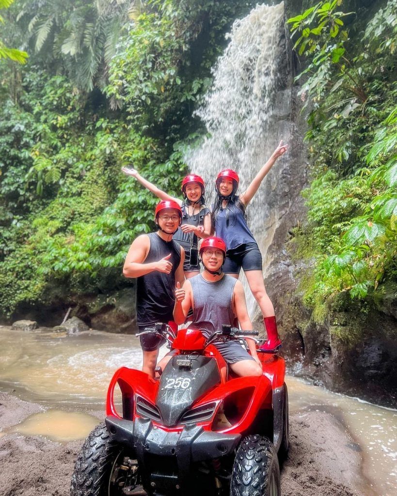 ATV Through the waterfalls