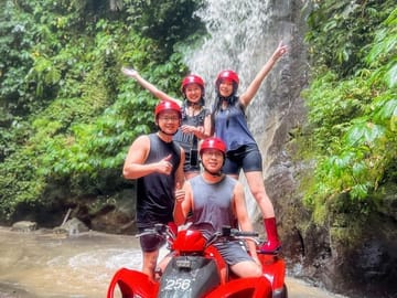 ATV Through the waterfalls