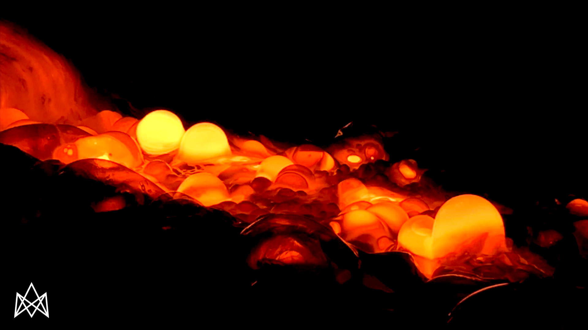Real lava in close proximity
