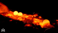 Real lava in close proximity