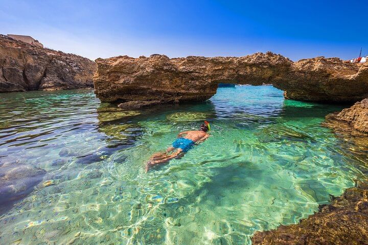 Malta: Blue Lagoon, Crystal Lagoon, Sea Caves, Comino & Gozo