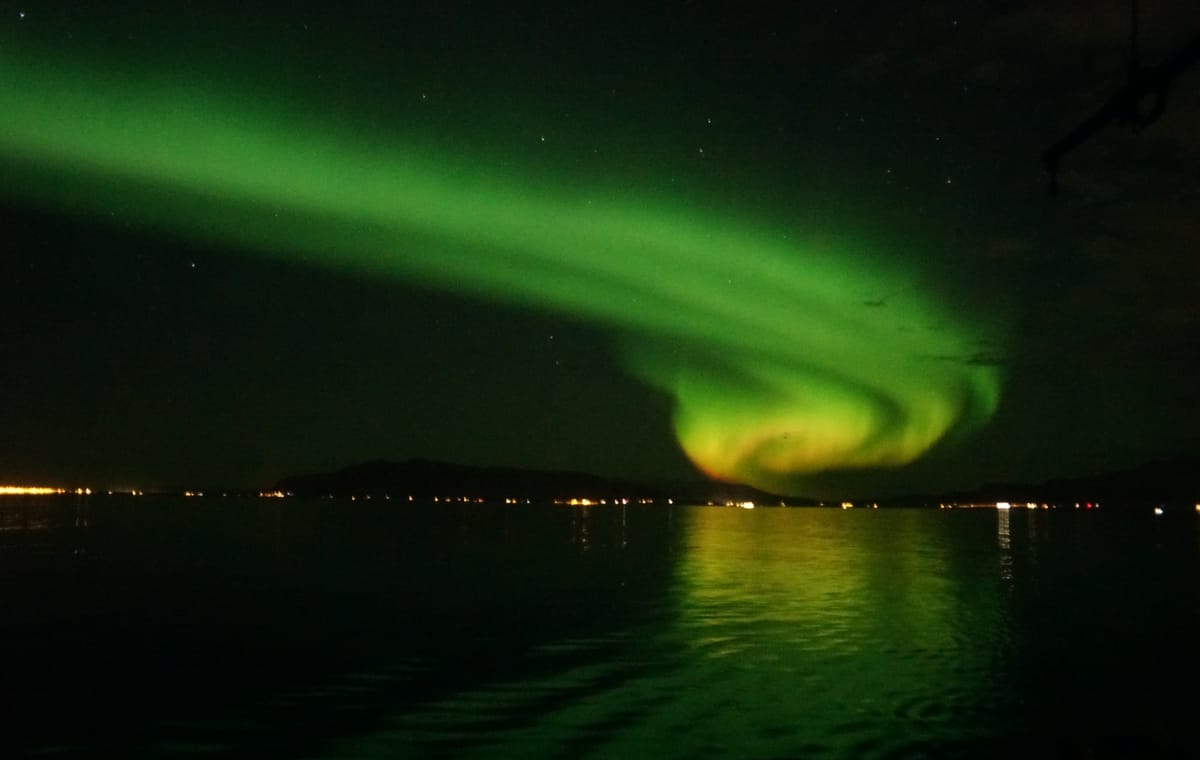 Northern Lights by boat from Reykjavik