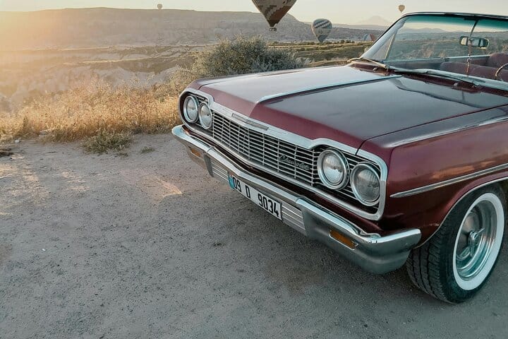 Cappadocia Vintage Car tours with balloon views  4