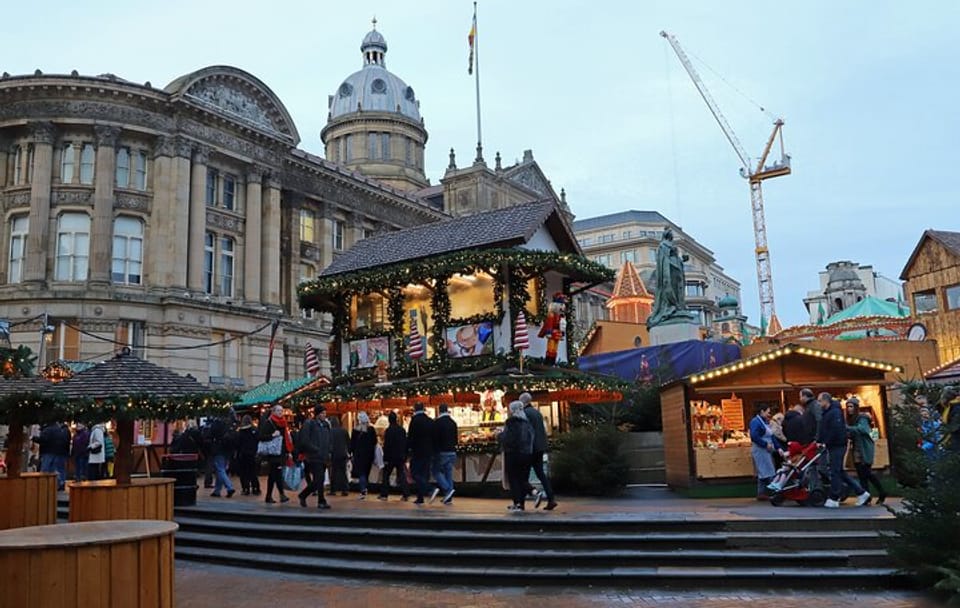 Birmingham Christmas Market and City Walking Tour