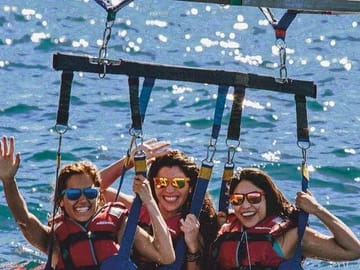 Parasailing Adventure Over Hurghada's Stunning Coastline