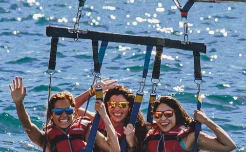 Parasailing Adventure Over Hurghada's Stunning Coastline