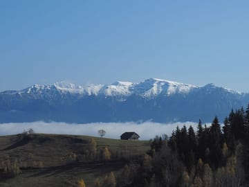 Bucegi Natural Park in the back