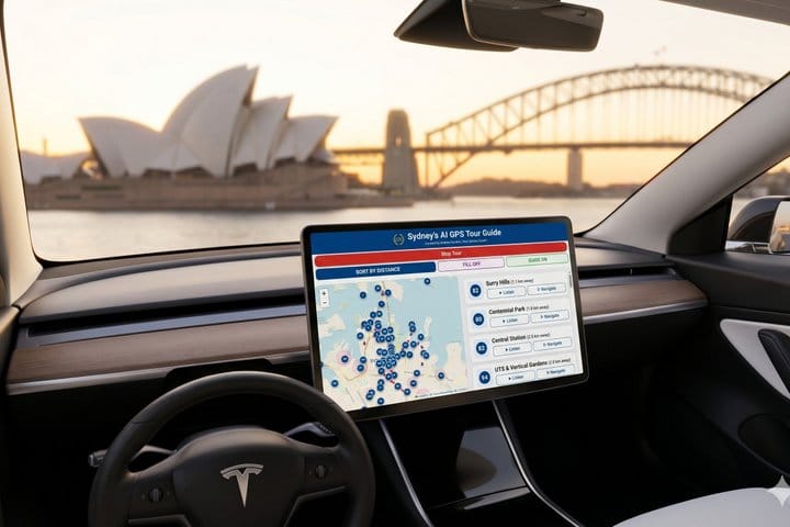  Sydney Audio Self-Guided Tour Web App AI GPS Walk/Drive/Cycle 3