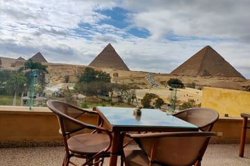Pyramids View Terrace with Breakfast or Lunch or Dinner