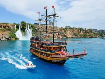 Antalya Pirate Boat Trip Foam Party with Lunch and Transfers