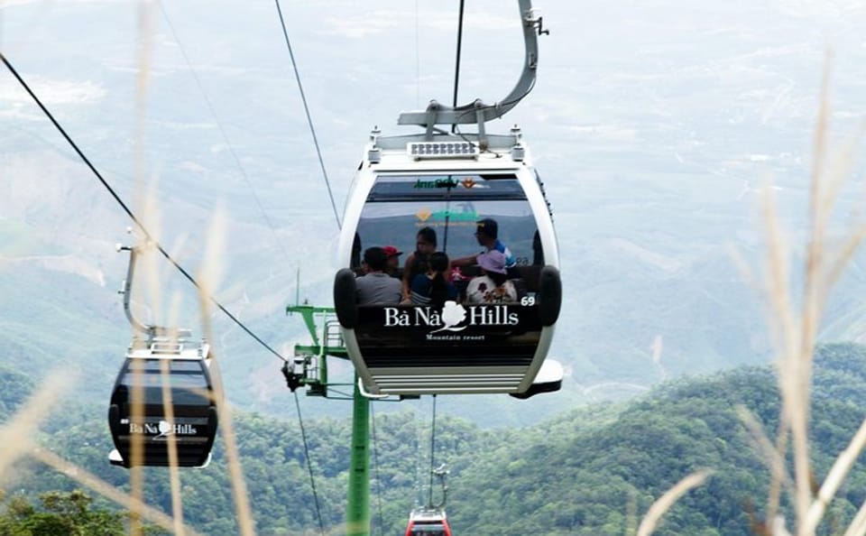 Ba Na Hills and Golden Bridge Cable Car Entry Ticket in Da Nang
