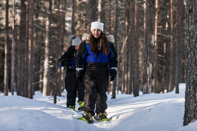 Snowshoe Trip in the Wilderness from Rovaniemi