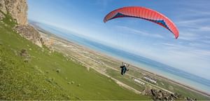 Paragliding tour in Azerbaijan: Fly Over Beshbarmag Mountain