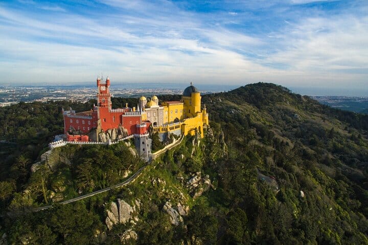 Sintra, Pena Palace, Regaleira, Cabo da Roca & Cascais Guided Day Trip