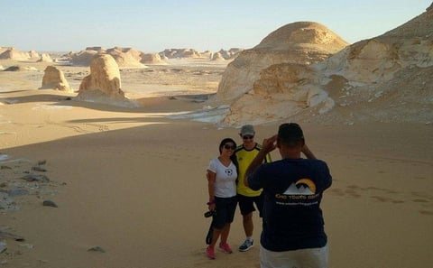 Cairo to Bahariya Oasis: White & Black Desert Day Trip