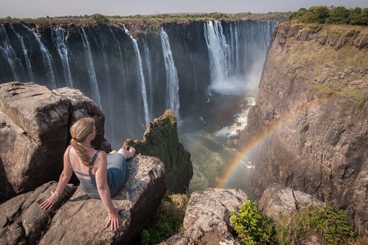 Helicopter Flight over the Victoria Falls