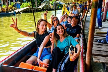 Explore Bangkok's Floating Market and Maeklong Train Market Tour