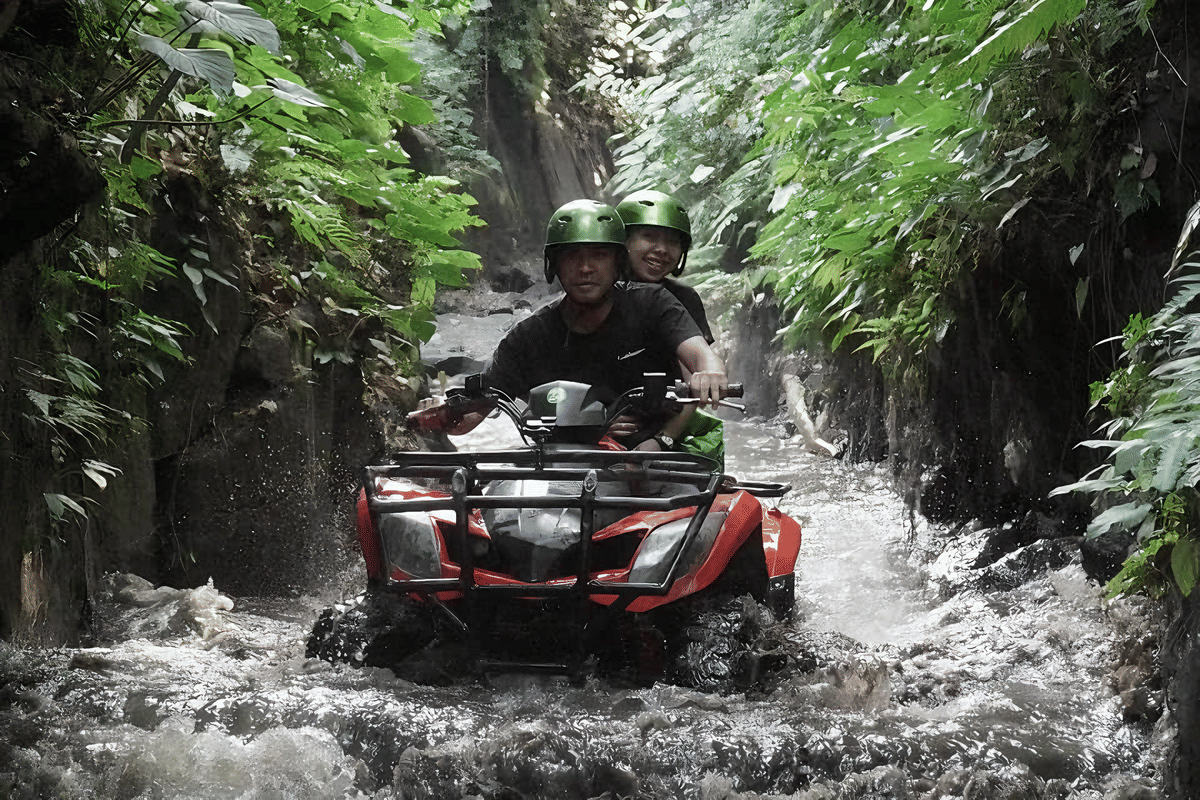 ATV Temple Run and White Water Rafting Bali