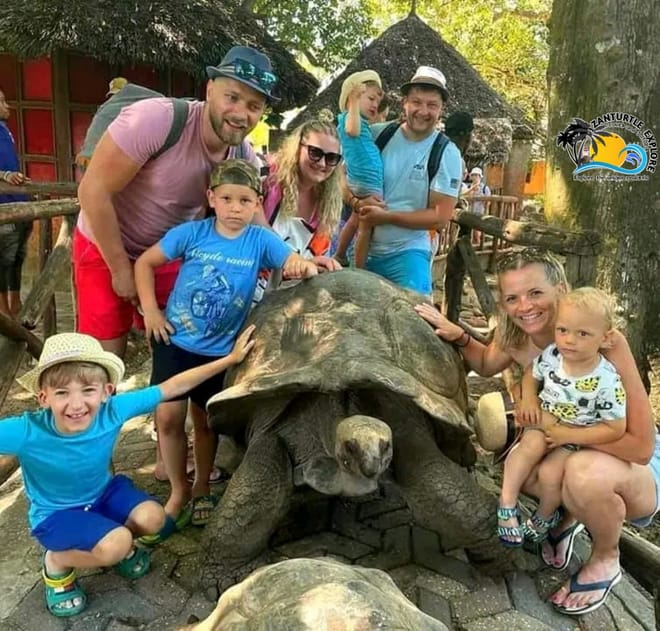 Zanzibar Prison Island Giant Big Tortoise Tour photo 2