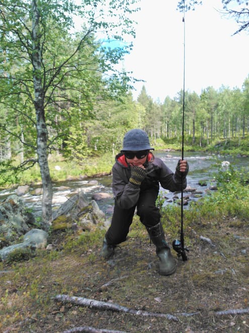 Fly Fishing or Spin Fishing in Lapland Wilderness Rivers photo 5