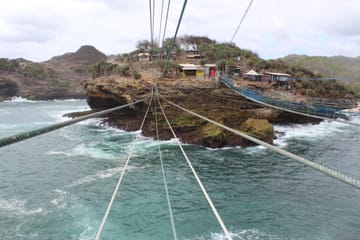 Caving Adventure at Jomblang Cave and Gondola Beach Tour