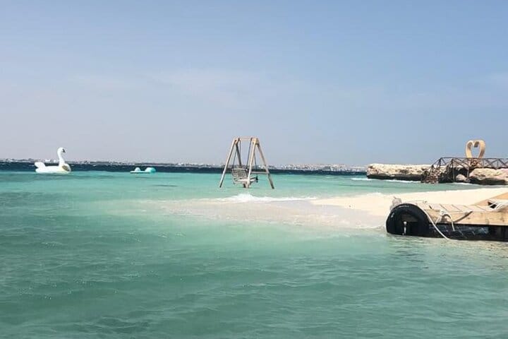 Private Speedboat to Magawish Island ,Snorkeling from Hurghada