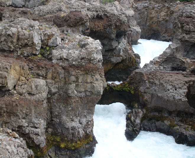 Barnafoss Waterfalls