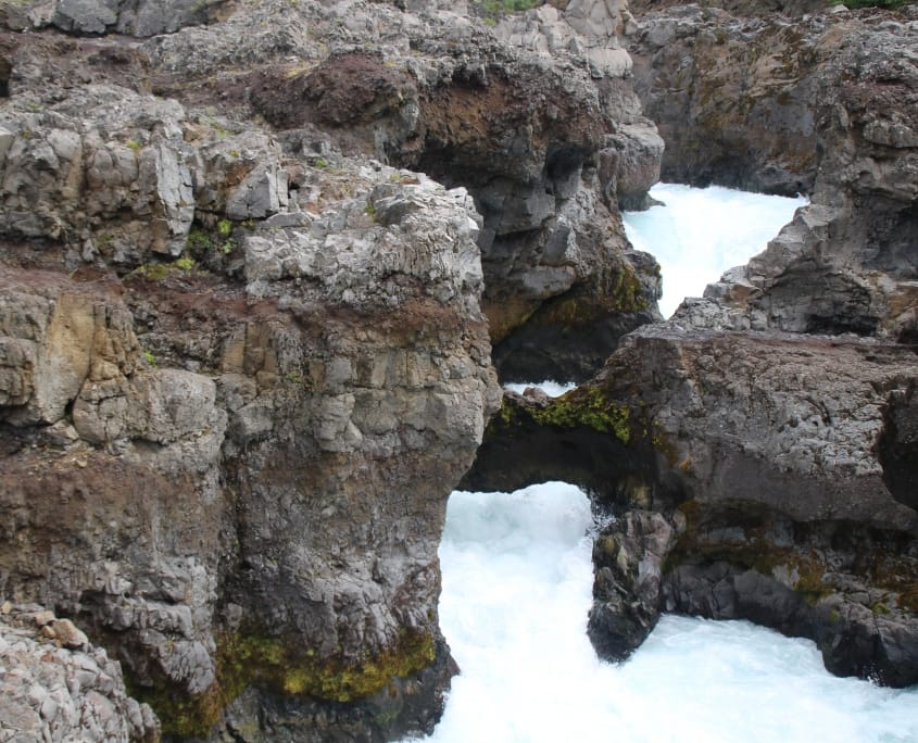 Barnafoss Waterfalls