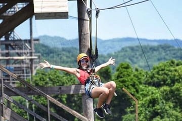 Dunn’s River Falls,Zip lining & horseback riding Combo tour from Montego Bay