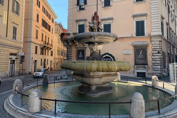 Old fountain at Piazza Venezia