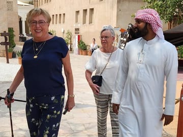Walking Tour of Historic Sites in Old Dubai with Abra Ride