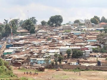 A glimpse of the shanties
