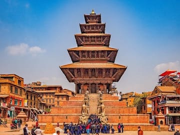 Monastery Visit and Bhaktapur Durbar Square Tour in Nepal