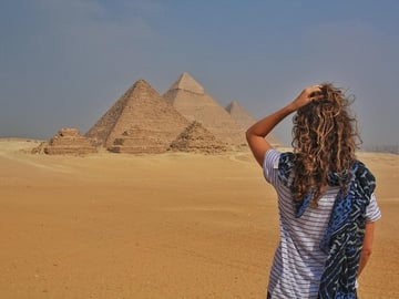 Giza Pyramids and Sphinx Egypt